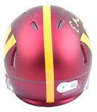 Emmanuel Forbes Jr. Autographed Commanders Speed Mini Helmet - Beckett W Holo