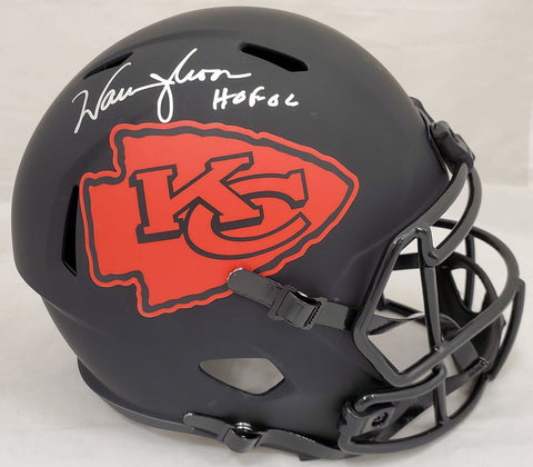 WARREN MOON AUTOGRAPHED CHIEFS ECLIPSE FULL SIZE SPEED HELMET "HOF" MCS 187026