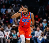 Isaiah Joe Signed Oklahoma City Thunder Jersey (Beckett) 2020 NBA Draft Pick