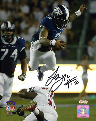 TREVONE BOYKIN AUTOGRAPHED SIGNED TCU HORNED FROGS 8X10 PHOTO MCS HOLO 107985