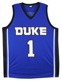 Duke Kyrie Irving Authentic Signed Blue Pro Style Jersey PSA/DNA #U18964