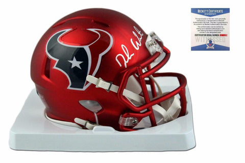 Deshaun Watson Autographed Signed Houston Texans Blaze Mini Helmet - Beckett