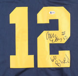 Chris Evans Signed Michigan Wolverines Nike Air Jordan Jersey (Beckett) Bengals