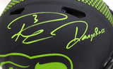 RUSSELL WILSON AUTOGRAPHED SEAHAWKS ECLIPSE AUTH HELMET DANGERUSS BECKETT 182293