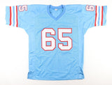 Elvin Bethea Signed Houston Oilers Jersey (Sports Intg) 8xPro Bowl Defensive End