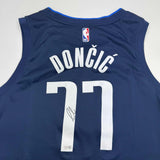 Autographed/Signed Luka Doncic Dallas Mavericks Dark Blue Jersey Fanatics COA