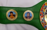 Mike Tyson Autographed Green WBC World Championship Belt Smudged Beckett BJ04149