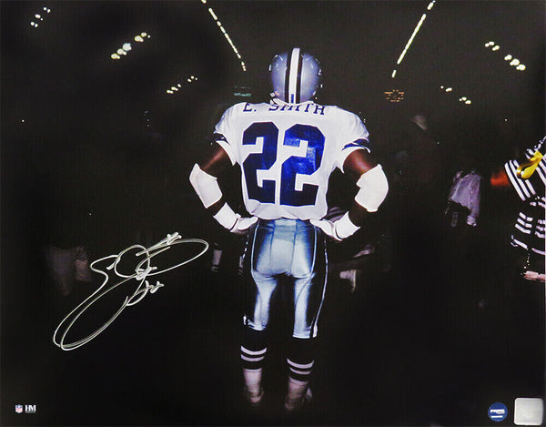 Emmitt Smith Signed Dallas Cowboys Tunnel 16x20 Photo (SCHWARTZ SPORTS COA)