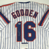 Autographed/Signed DWIGHT DOC GOODEN New York Pinstripe Jersey PSA/DNA COA Auto