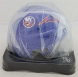 Anders Lee Signed New York Islanders NHL Mini Helmet (Beckett) All Star Winger