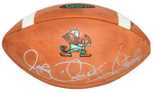 RAGHIB ROCKET ISMAIL SIGNED NOTRE DAME IRISH WILSON NCAA FOOTBALL BECKETT