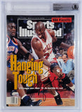 Michael Jordan Autographed SI 1993 Bulls Auto Grade NM/MT 8 Beckett 14880219