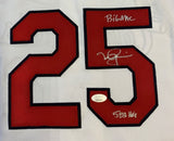 Mark McGwire Autographed St Louis Signed Majestic Jersey BIG MAC 583 HRs JSA COA