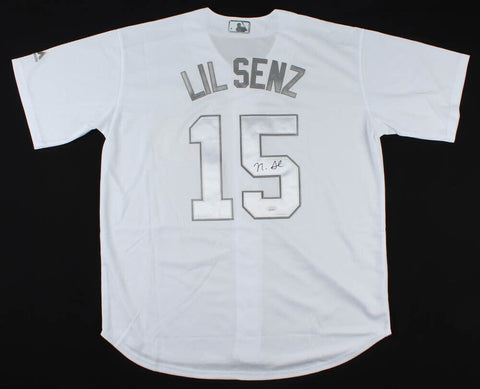 Nick Senzel Signed Cincinnati Reds Majestic Players Weekend Jersey (JSA COA)