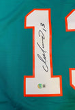 Dan Marino Autographed Miami Dolphins Mitchell & Ness Teal Jersey Beckett