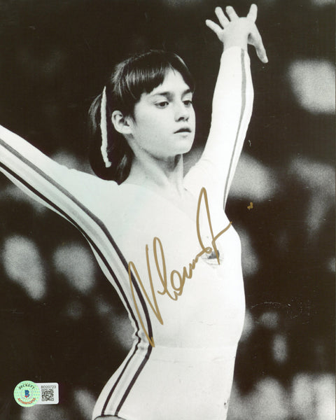 Nadia Comaneci Authentic Signed 8x10 Photo Autographed BAS #BD20723