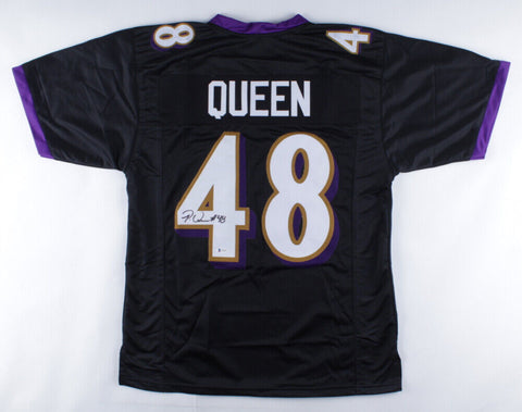 Patrick Queen Signed Baltimore Ravens Jersey (Beckett COA) Rookie Year Number 48