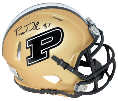 PAYNE DURHAM AUTOGRAPHED PURDUE BOILERMAKERS SPEED MINI HELMET BECKETT