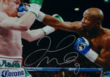 Floyd Mayweather Autographed 16x20 vs Canelo Alvarez Photo- Beckett Auth *Silver