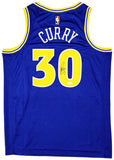 WARRIORS STEPHEN CURRY AUTOGRAPHED NIKE SWINGMAN JERSEY SIZE 48 JSA 221492