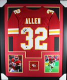 MARCUS ALLEN (Chiefs red TOWER) Signed Autographed Framed Jersey Beckett