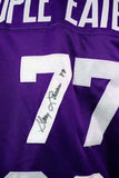 Purple People Eaters Signed Vikings Custom Jersey