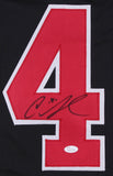 Curtis Samuel Signed Ohio State Buckeyes Black Jersey (JSA COA) Wide Receiver