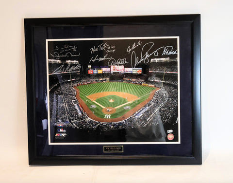New York Yankees 2009 World Champions Autographed Stadium Photo