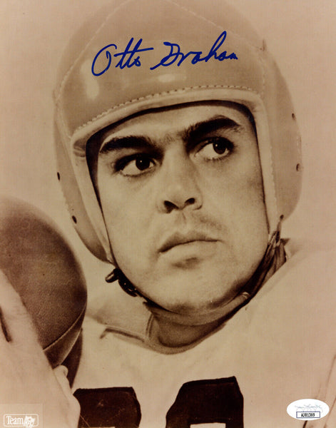 Otto Graham Autographed/Signed Cleveland Browns 8x10 Photo JSA 48246