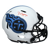 DeAndre Hopkins Autographed Titans Lunar Eclipse Authentic Speed Helmet Beckett