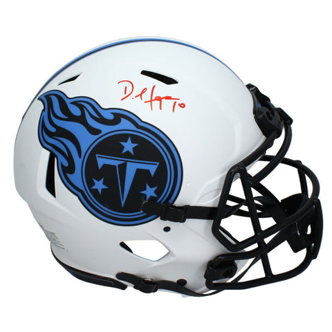 DeAndre Hopkins Autographed Titans Lunar Eclipse Authentic Speed Helmet Beckett