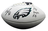 Cam Jurgens Signed/Auto Philadelphia Eagles Logo Football PSA/DNA 193055