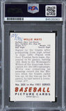 Giants Willie Mays Signed 1986 CCC #305 Reprint Card LE #159/1951 PSA Slabbed