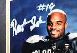 Rashaan Salaam 1994 Heisman Trophy Winner Autographed 8x10 Photo w/ Deluxe Frame