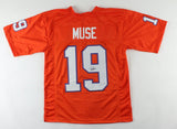 Tanner Muse Signed Clemson Tigers Jersey (JSA COA) Las Vegas Raiders Linebacker