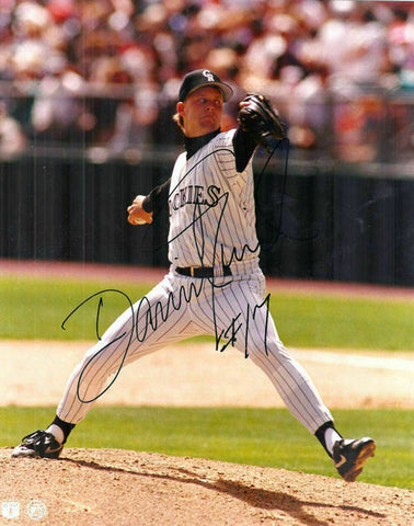 David Nied Autographed/Signed Colorado Rockies 8x10 Photo 12583