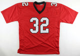 Jamal Anderson Signed Atlanta Falcons Jersey Inscribed "Dirty Bird" PSA Hologram