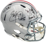 GRIFFIN, GEORGE & SMITH AUTOGRAPHED OHIO STATE FULL SIZE HELMET BECKETT 230105