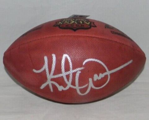 KURT WARNER SIGNED SUPER BOWL XXXIV 34 OFFICAL WILSON NFL FOOTBALL ST LOUIS RAMS