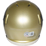 Jimmy Horn Jr. Signed Colorado Buffalos Gold Mini Helmet Beckett 42403