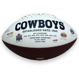 Bob Lilly Autographed Signed Dallas Cowboys Logo Football - Beckett