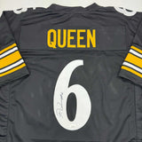 Autographed/Signed Patrick Queen Pittsburgh Black Football Jersey JSA COA