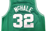 BOSTON CELTICS KEVIN MCHALE AUTOGRAPHED GREEN JERSEY BECKETT BAS WITNESS 208710