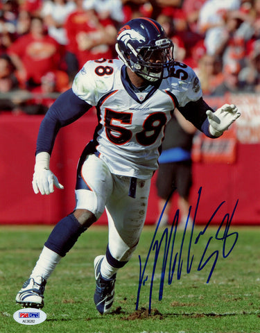 Von Miller Autographed/Signed Denver Broncos 8x10 Photo PSA 48329