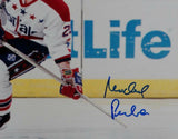 Michael Pivonka Signed Capitals 8x10 White Jersey Photo- Jersey Source Auth