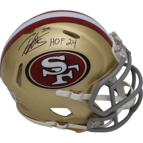 Patrick Willis Autographed San Francisco 49ers Mini Helmet HOF Beckett 46916