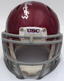 Caleb Williams Autographed USC Speed Mini Helmet (Smudged) Fanatics GD53524563