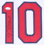 Nolan Jones Signed Indians Jersey (JSA COA) Cleveland's #1 Minor League Prospect