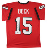 Georgia Carson Beck Authentic Signed Red Pro Style Jersey BAS Witnessed