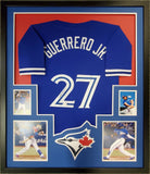 FRAMED TORONTO BLUE JAYS VLAD GUERRERO JR AUTOGRAPHED SIGNED JERSEY JSA COA